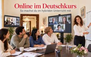 So machst du im Online-Deutsch-Kurs mit